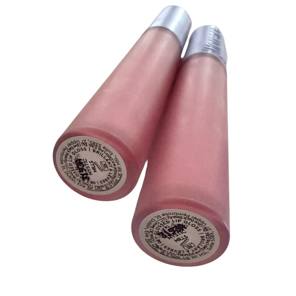 New Florence Mystic Mills Lip Gloss Pink x 2